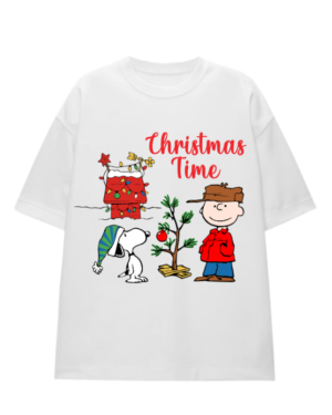 Remera Navidad - Snoopy y Charlie