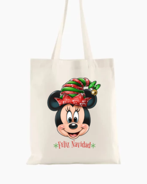 Tote Bags Navidad - Mickey Mouse Gorro