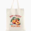 Tote Bags Peaches - Fresh Market