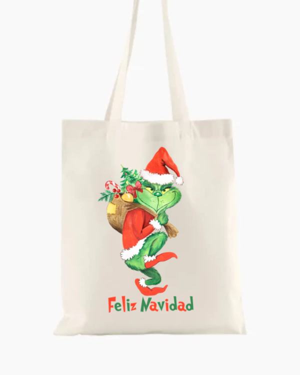 Tote Bags Navidad - Grinch Regalos