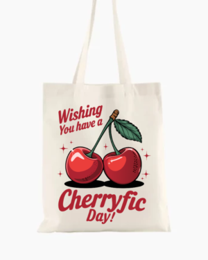 4 Tote Bags CherryFic- Fresh Market