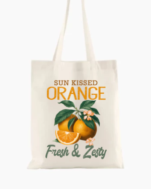 7 Tote Bags Kissed Naranja - Fresh Market