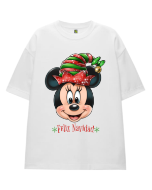 Remera Navidad - Mickey Mouse Gorro