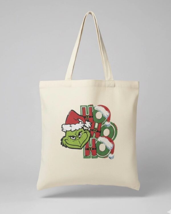 Tote Bags Navidad - Grinch Hohoho