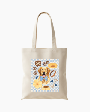 Tote Bags - Golden Retriever masculino