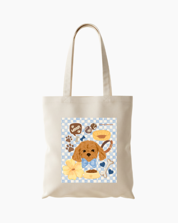 Tote Bags - Caniche Toy masculino