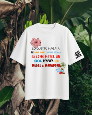 Remera Messi y Maradona