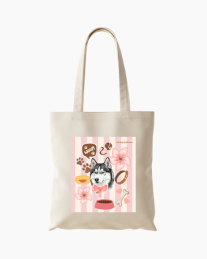 Tote Bags - Husky Siberiano Femenino