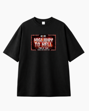Marco de foto para post de instagram minimalista neutral (640 x 800 px) (11) Remera ACDC - Highway To Hell
