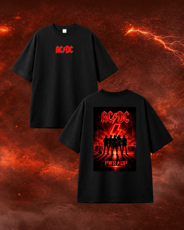 Marco de foto para post de instagram minimalista neutral (640 x 800 px) - 30 Remera ACDC - Electric Mood