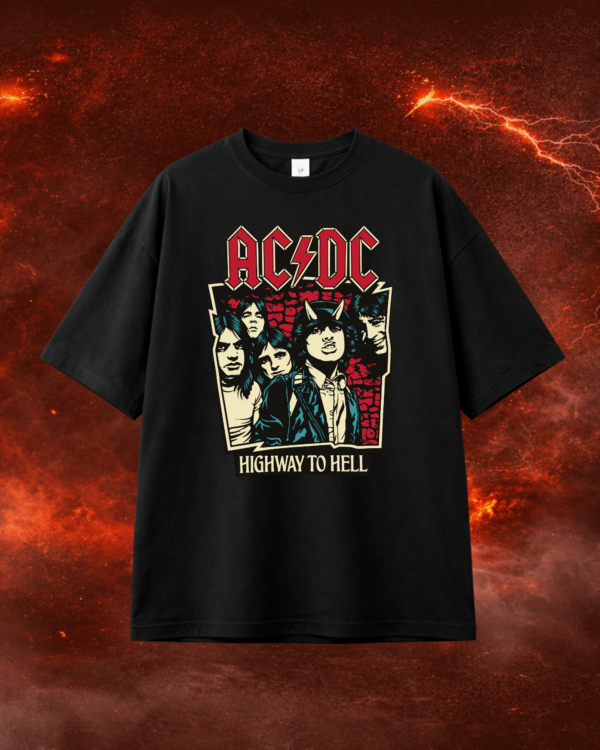 Marco de foto para post de instagram minimalista neutral (640 x 800 px) - 33 Remera ACDC - Full Power