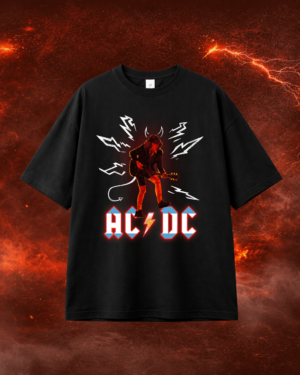 Marco de foto para post de instagram minimalista neutral (640 x 800 px) - 34 Remera ACDC - Voltaje