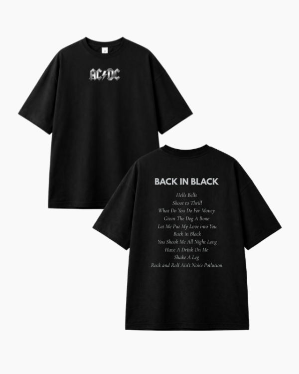 Remera ACDC - Back in Black 2026