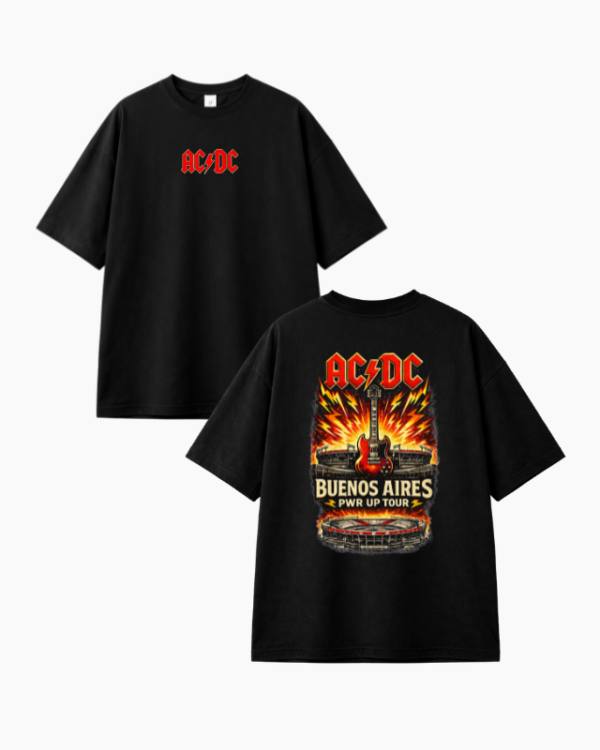 Remera ACDC - PWR UP TOUR