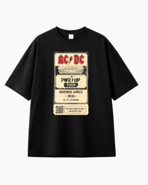 Marco de foto para post de instagram minimalista neutral (640 x 800 px) (8) Remera ACDC - Argentina ticket